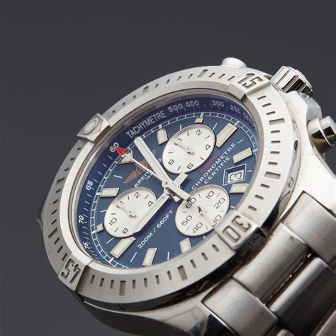 breitling colt chronograph 44 men& 39|Breitling colt pre owned.